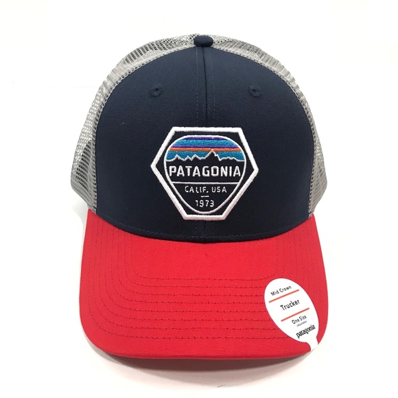 patagonia fitz roy hex trucker hat